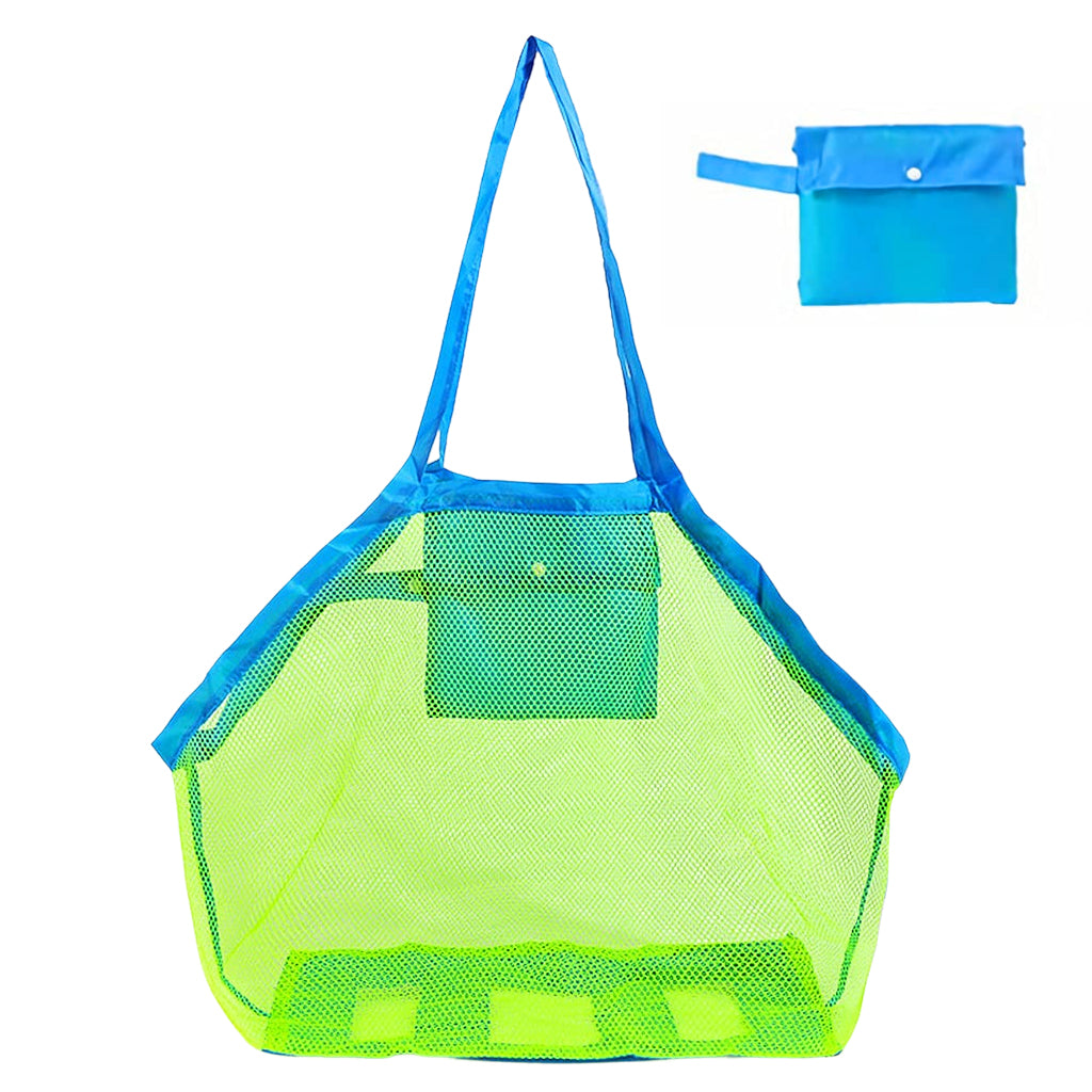 PATPAT Carry Bag for Sand Toys Storage Bag Polyester Mesh Shoulder Bag with Zipper Pouch Multi Use Storage Hand Bag Kids Beach Toy Bag Swimming Gear Bag PATPAT Carry Bag for Sand Toys Storage Bag Polyester Mesh Shoulder Bag with Zipper Pouch Multi Use Storage Hand Bag Kids Beach Toy Bag Swimming Gear Bag